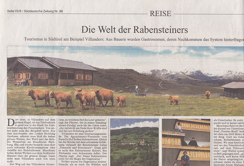 Zeitungsartikel - Die Welt der Rabensteiner