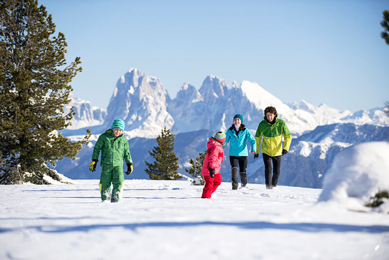 Inverno sull'Alpe di Villanderer Alm