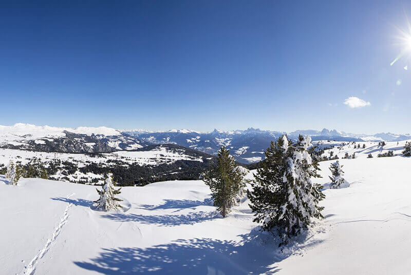 L’Alpe di Villandro in inverno